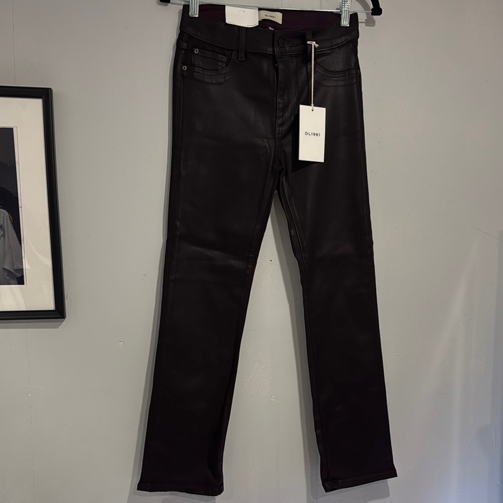 DL1961 burgundy Jeans